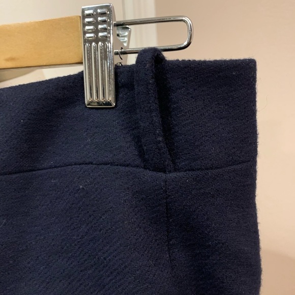 VILAGALLO Mini Skirt Navy, Red And Silver Size 42 US 10, Nwt - Picture 10 of 13